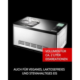 Unold 2074013 Gusto Turbine à Glace Réfrigérante Argent