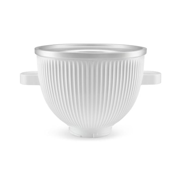 KitchenAid Accessoire Sorbetière - 5KSMICM - Machine à Glace pour Robot Pâtissier Kitchenaid