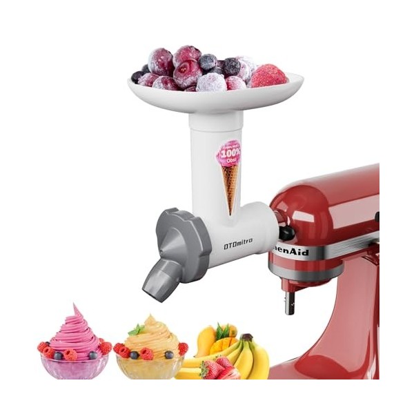 OTOmitra Accessoire pour machine à glaçons pour mixeur sur socle KitchenAid, laccessoire pour machine à glaçons aux fruits e