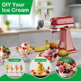 OTOmitra Accessoire pour machine à glaçons pour mixeur sur socle KitchenAid, laccessoire pour machine à glaçons aux fruits e