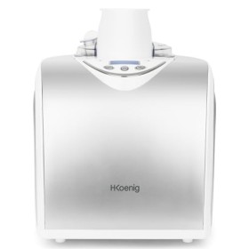 H.Koenig Sorbetière Turbine à Glace Professionnelle HF250, Machine à Glace Electrique 1,5L, 150 W, Réfrigérante & Maintien du