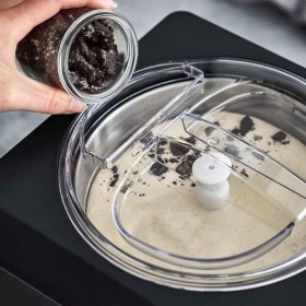 SPRINGLANE sorbetière & yaourtière Erika 2,5 L avec compresseur auto-refroidissant 250 W, sorbetière en acier inoxydable Noi