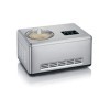 SEVERIN Sorbetière 2-en-1 180 W, Sorbetière électrique et yaourtière avec 2 récipients inclus, Machine à glace avec livre de 