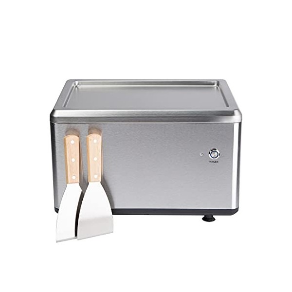 Ultratec sorbetière à rolls, prépare de délicieuses glaces pour des ice cream rolls en seulement 3 minutes fonctionnement par