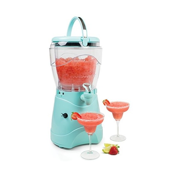 Nostalgia Machine à Boissons Gelées et Machine à Margarita pour la Maison - Fabricant de Slush de 3,7 L avec Bec Verseur en A