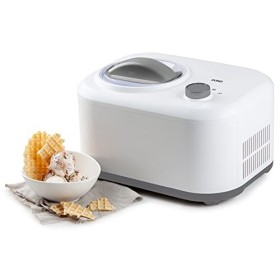 Domo DO9243I Sorbetière avec compresseur, Plastique, Blanc