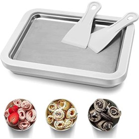 Bac à glaces / Machine à crème glacée roulée amusante pour la famille