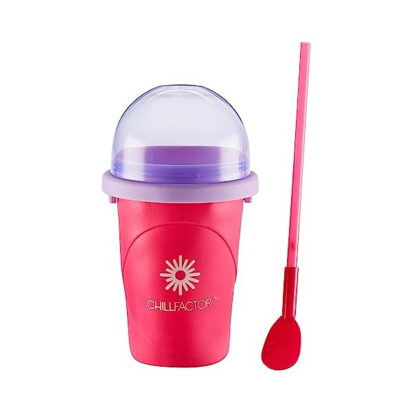 BANDAI CHILLFACTOR CO07953 - Jouet de Cuisine - Machine à granité avec gobelet réutilisable et Paille Incluse - Jouet Familia