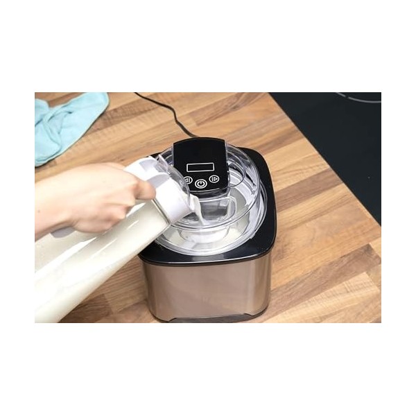 alpina Sorbetiere - Machine a Glace - Turbine a Glace pour Sorbetières, Glace Italienne et Yaourt Glacé - Sorbetiere Turbine