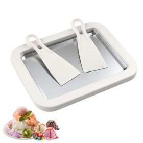 ZoneYan Machines à Glace Et Sorbetières, Sorbetière,Machine a Glace, Sorbetière, Plaque à Glace Roulée, Ice Roll Plaque, Plaq