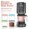 Ninja Creami Deluxe Lot de 4 pintes et couvercles de rechange sans BPA, passent au lave-vaisselle, couvercles colorés, 24 oz