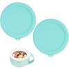 Lot de 2 couvercles de rechange en silicone pour machine à crème glacée Dash My Mug bol non inclus - Couvercle de rangement