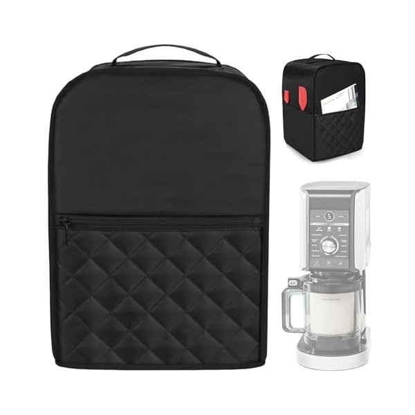 Housse de protection pour sorbetière - 28 x 27,5 x 43 cm - Pour Ninja Creami NC501 NC301 NC299AMZ - Housse étanche en polyest