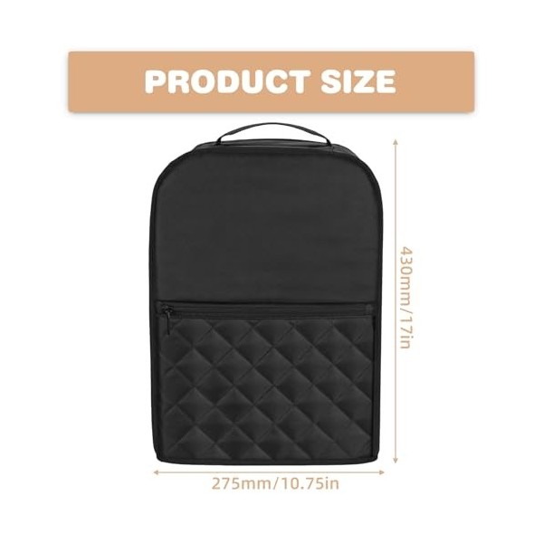 Couvercle de sorbetière - 28 x 27,5 x 43 cm - Pour machine à boissons glacées - Protection contre la poussière - Compatible a