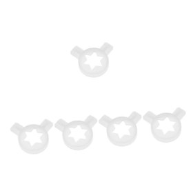 ABOOFAN Lot de 5 accessoires pour machine à crème glacée, pièces de machine à crème glacée, capuchon de modélisation de crème