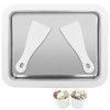 Machine Crème Glacée avec 2 Spatules, Plaque Glace Roulée Instantanée, Maker Ice Cream pour DIY Famille, Plateau Roll Gelato 