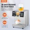 VEVOR Machine à Glace Râpée de Neige Commerciale, Machine à Râper la Glace 240 kg/24H, Machine à Glace Pilée en Inox, Système