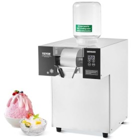 VEVOR Machine à Glace Râpée de Neige Commerciale, Machine à Râper la Glace 175 kg/24H, Machine à Glace Pilée en Inox, Système