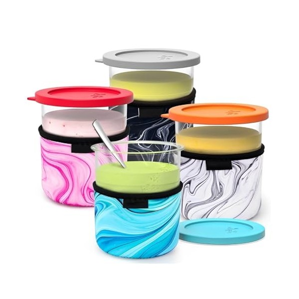 NHPY 4 Pièces Manchons En Néoprène Réutilisables À Isolation Thermique Compatibles Avec Nc501 Et Nc500 Series Pour Pintes Nin