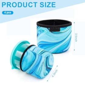 NHPY 4 Pièces Manchons En Néoprène Réutilisables À Isolation Thermique Compatibles Avec Nc501 Et Nc500 Series Pour Pintes Nin
