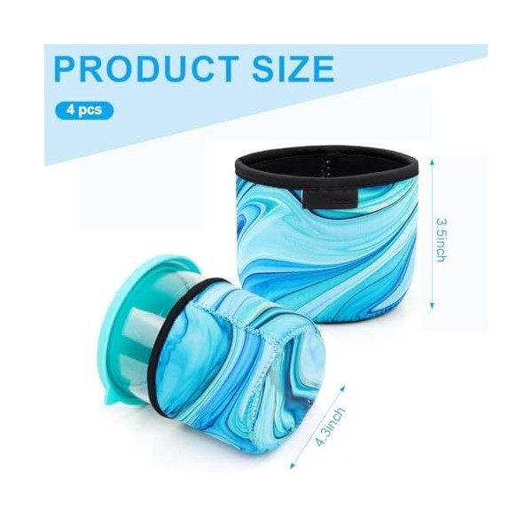 NHPY 4 Pièces Manchons En Néoprène Réutilisables À Isolation Thermique Compatibles Avec Nc501 Et Nc500 Series Pour Pintes Nin