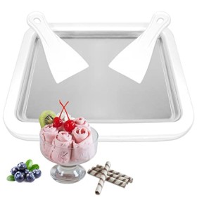 Plaque à glace pour faire de la glace, machine à rouler la crème glacée, rouleau à glace, machine à glace pour la maison