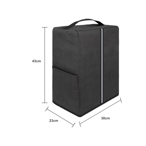 Housse Anti-poussière pour Ninja Creami NC501EU, NC301EU, Couvercle pour Machine à Crème Glacée Sac de Rangement Étanche pour
