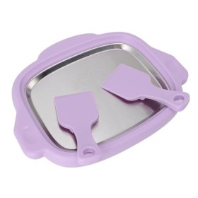 Machine à Crème Glacée Instantanée, Machine à Crème Glacée Roulée en Plaque Dacier Inoxydable Machine à Crème Glacée Roulée 