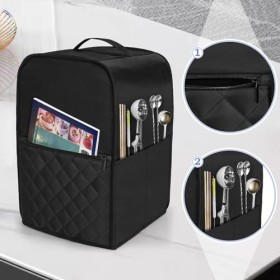 Housse Anti-poussière pour Ninja Creami NC501EU, NC301EU, Couvercle pour Machine à Crème Glacée Sac de Rangement Étanche pour