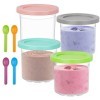 Hossejoy Lot de 4 récipients Creami pour sorbetière Ninja Creami Tubs pour sorbetière NC501 NC500, passent au lave-vaisselle,