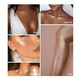 PECY Crème Brillante pour Le Corps, Lotion hydratante lissante pour Le Corps, Maquillage de fête Scintillant pour Les Jambes 