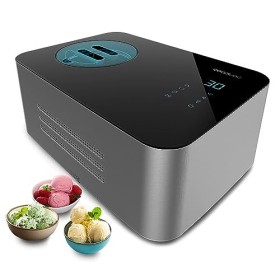 Cecotec Frigo avec Compresseur 1,5 L Gelacy 1500 Touch. 150 W, Machine à faire une crème glacée, Écran tactile, Fenêtre de co