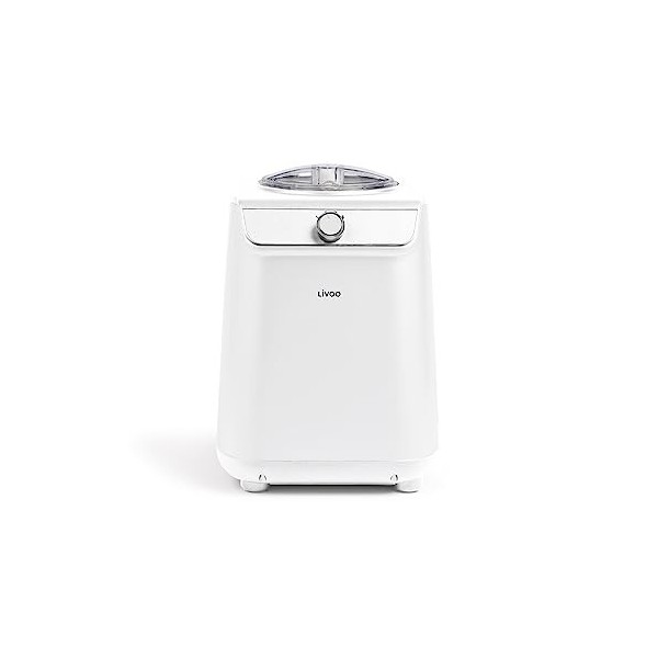 Livoo - Turbine à glace DOP223-1.2L, 135W, Glace réalisée en 60 minutes, Capacité 1,2L