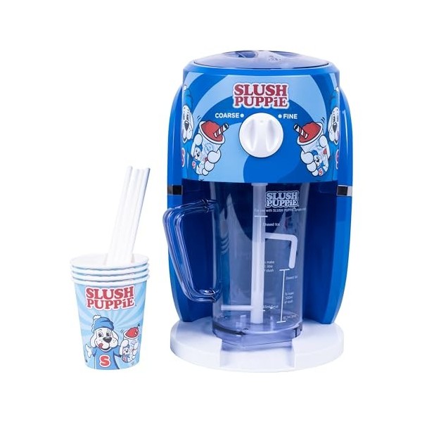 Slush Puppie Snow Cone Machine à glace Slushy Maker Rasoir à glace Permet de préparer jusquà 1 litre de délicieux chiot en q