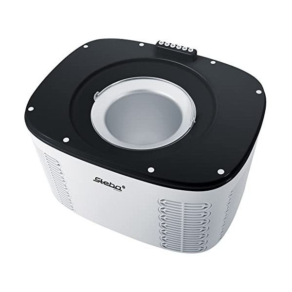 Steba IC 110 Sorbetière entièrement automatique et auto-refroidissante, prête à lemploi sans prérefroidissement, minuterie 1