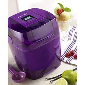 BRANDT – SOR15EP - Sorbetière – Capacité : 1,5 litres – Minuteur Digital Intégré – Pour Réaliser des Glaces Traditionnelles, 