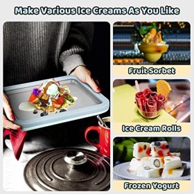 JoyMech Plaque à glace roulée, Ice roll plaque, Plaque pour glace roulée, Plateau ice cream rolls machine, Machine à glace ro