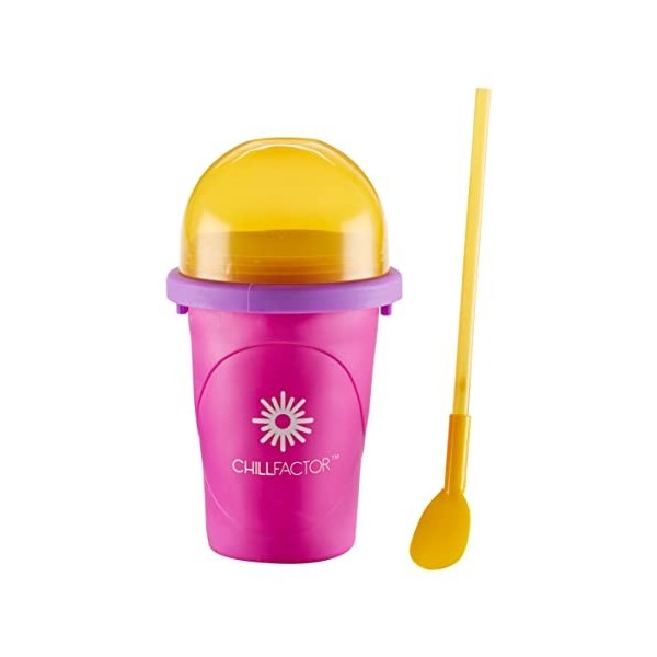 ChillFactor- Machine Moule à Neige fondante pour fête de Fruits de la Passion – Gobelet réutilisable slushies Faits Maison. T