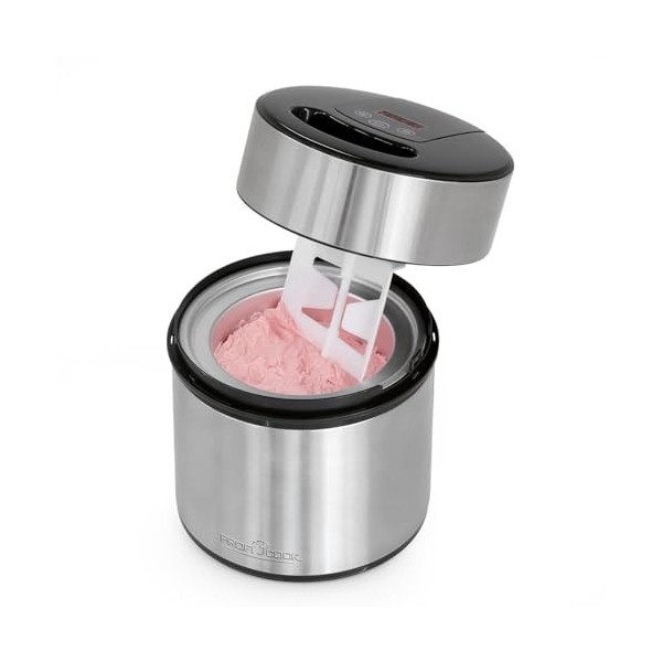 Machine à glace et yaourtière ProfiCook® | Glace en 20 min | pour jusquà 1800ml de crème glacée | Machine à glace soft pour 