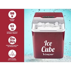 BEPER P102CON550 Machine a Glace 12KG en 24h - Machine a Glacon 1.3L