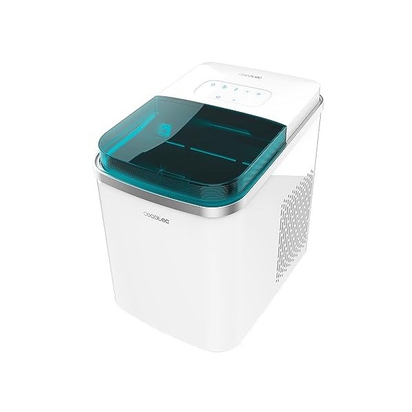 Cecotec Machine à Glaçons Chillin Ice 1200. Capacité 12 kg, Écran Tactile, Fenêtre de Contrôle, Fonction dAuto-Nettoyage, A