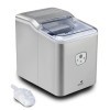 SENYA Plastique Machine à glaçons Ice Cool, 12kg / 24H, récipient 1,6 L, Silver, 120W SYCP-IM002