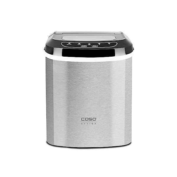 CASO IceMaster Pro - Machine à glaçons design, produit 500 g/h, glaçons en 6-13 min, réservoir deau de 2,2 l, arrêt automati