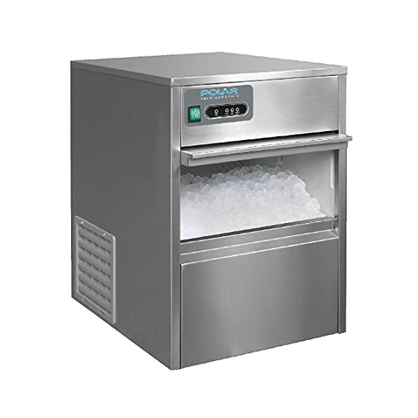 Polar, Machine À Glaçons Dessous De Comptoir 20Kg Polar. Connexion À La Distribution DEau. Production Glaçons 20Kg/24H