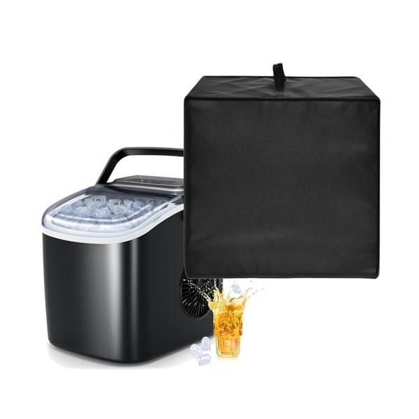 Housse de protection universelle résistante à la chaleur, étanche, pour machine à glaçons petite, convient à la plupart des m