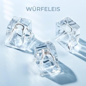 EUHOMY Machine à glaçons en acier inoxydable, 24 glaçons en 13 minutes, 24 kg/24 h, machine à glaçons gastro, auto-nettoyante