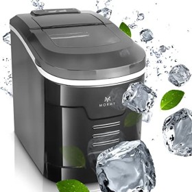 Fianu® Machine à glaçons pour la maison certifiée GS jusquà 12 kg de glaçons en 24 heures - Réservoir deau 2,2 l - 2 taille