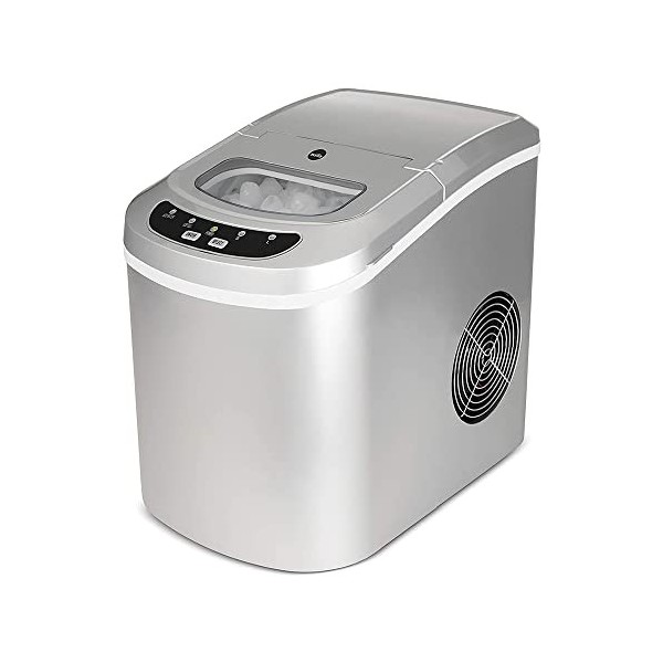 Wilfa FROSTBITT Machine à glaçons - fabrique 70 glaçons par heure et jusqu’à 12 kg de glace par jour, petit et compact, voyan