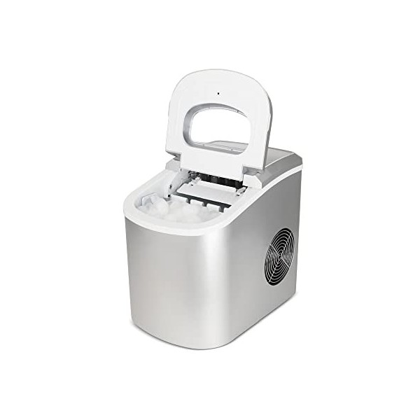 Wilfa FROSTBITT Machine à glaçons - fabrique 70 glaçons par heure et jusqu’à 12 kg de glace par jour, petit et compact, voyan