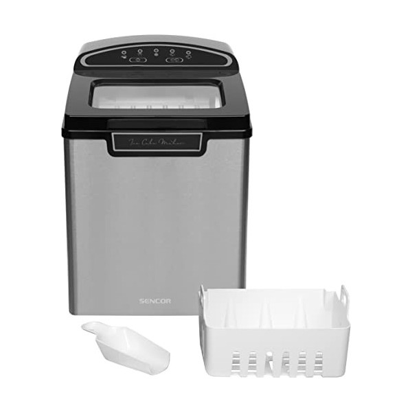 Sencor SIM 3500SS Machine à Glaçons, 105 W, Argent